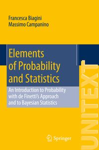 Produktbild: Elements of Probability and Statistics