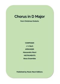 Produktbild: Chorus in D Major from Christmas Oratorio by J. S. Bach