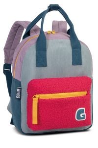 Produktbild: SIEBER Gl&uuml;hw&uuml;rmchen - Kinderrucksack, KIGA Kindergartenrucksack Elena, taubenblau/pink, 7 Liter