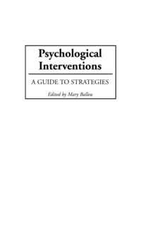 Produktbild: Psychological Interventions