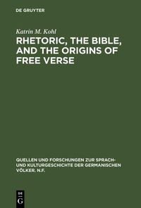 Produktbild: Rhetoric, the Bible, and the origins of free verse