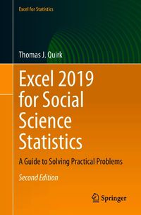 Produktbild: Excel 2019 for Social Science Statistics