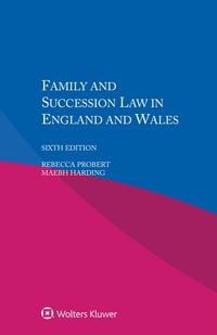 Produktbild: Family and Succession Law in England and Wales