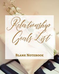 Produktbild: Relationship Goals List - Blank Notebook - Write It Down - Pastel Rose Gold Brown - Abstract Modern Contemporary Unique