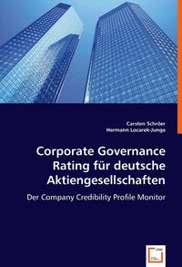 Produktbild: Schr&ouml;er, C: Corporate Governance Rating f&uuml;r deutsche Aktieng