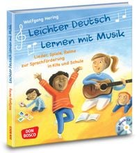 Produktbild: Leichter Deutsch lernen mit Musik, m. Audio-CD und Bildkarten