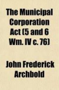 Produktbild: The Municipal Corporation ACT (5