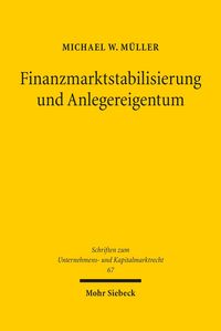 Produktbild: Finanzmarktstabilisierung und Anlegereigentum