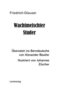 Produktbild: Wachtmeischter Studer
