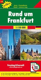 Bild vom Artikel Rund um Frankfurt, Autokarte 1:150.000, Top 10 Tips, Blatt 14 vom Autor 