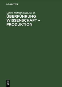 Produktbild: &Uuml;berf&uuml;hrung Wissenschaft - Produktion