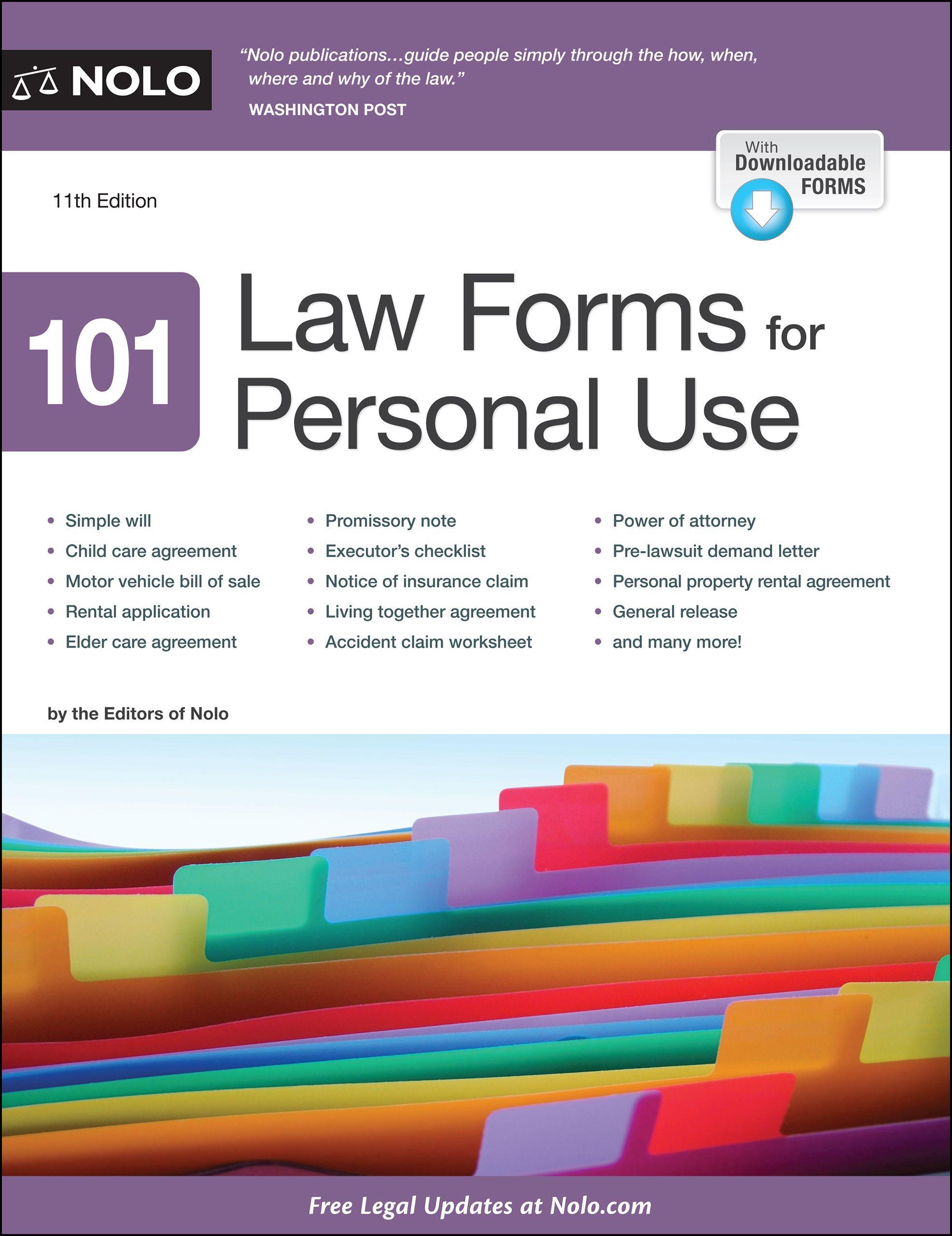 Produktbild: 101 Law Forms For Personal Use