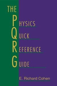 Produktbild: The Physics Quick Reference Guide