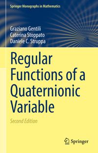 Produktbild: Regular Functions of a Quaternionic Variable