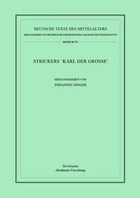 Produktbild: Strickers Karl der Gro&szlig;e