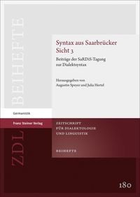 Produktbild: Syntax aus Saarbr&uuml;cker Sicht 3
