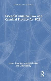 Produktbild: Essential Criminal Law and Criminal Practice for SQE1