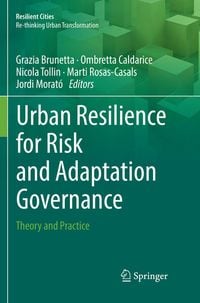 Produktbild: Urban Resilience for Risk and Adaptation Governance