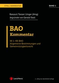 Produktbild: BAO Bundesabgabenordnung &ndash; Stoll Kommentar Band 1