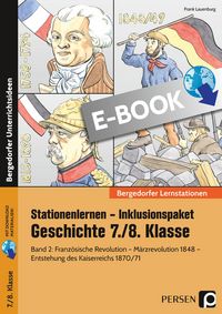 Produktbild: Stationenlernen Geschichte 7/8 Band 2 - inklusiv