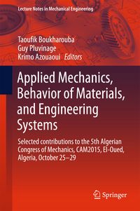 Produktbild: Applied Mechanics, Behavior of Materials, and Engineering Systems