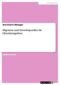 Produktbild: Migration und Erwerbspendler im Oberrheingraben