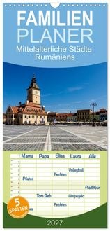 Produktbild: Familienplaner 2027 - Mittelalterliche St&auml;dte Rum&auml;niens mit 5 Spalten (Wandkalender, 21 x 45 cm) CALVENDO