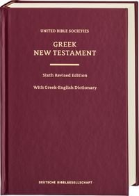 Produktbild: Greek New Testament GNT6. With Greek-English Dictionary