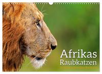 Produktbild: Afrikas Raubkatzen in eindrucksvollen Portraits (Wandkalender 2026 DIN A3 quer), CALVENDO Monatskalender