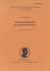 Bild vom Artikel Römische Bildsprache als semantisches System vom Autor Tonio Hölscher