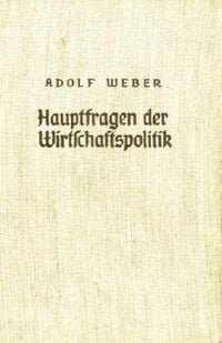 Produktbild: Hauptfragen der Wirtschaftspolitik.
