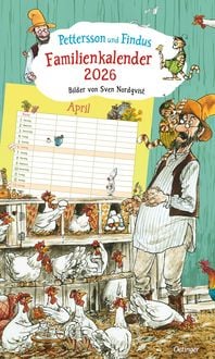 Produktbild: Pettersson und Findus. Familienkalender 2026
