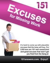 Produktbild: 151 Excuses for Missing Work