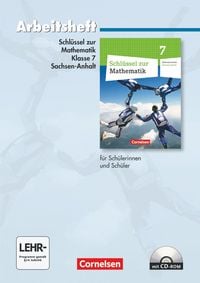 Produktbild: Schl&uuml;ssel zur Mathematik - Sekundarschule Sachsen-Anhalt - 7. Schuljahr