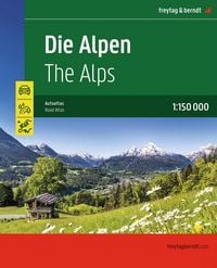 Produktbild: Freytag & berndt Autoatlas Die Alpen 1:150.000