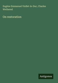 Produktbild: On restoration