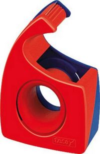 Produktbild: tesa Klebeband-Abroller 57443-00001-00 Rot, Blau Rollenbreite (max.): 19 mm Rollenl&auml;nge (max.) 10 m