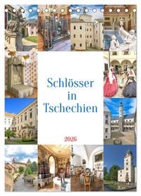 Produktbild: Sch&ouml;sser in Tschechien (Tischkalender 2026 DIN A5 hoch), CALVENDO Monatskalender