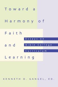 Produktbild: Toward a Harmony of Faith and Learning