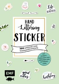 Produktbild: Handlettering-Sticker &ndash; 200 Spr&uuml;che und Schmuckelemente