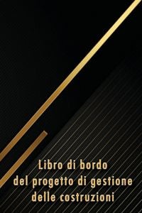 Produktbild: Libro di bordo del progetto di gestione delle costruzioni
