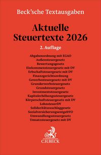 Produktbild: Aktuelle Steuertexte 2026