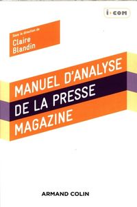 Produktbild: Manuel d'analyse de la presse magazine