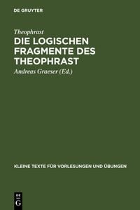 Produktbild: Die logischen Fragmente des Theophrast