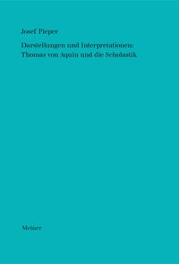 Produktbild: Darstellungen und Interpretationen: Thomas von Aquin und die Scholastik