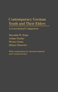 Produktbild: Contemporary German Youth and Their Elders