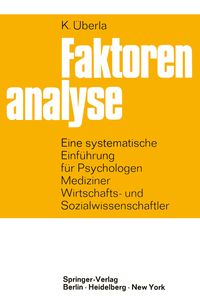 Produktbild: Faktorenanalyse