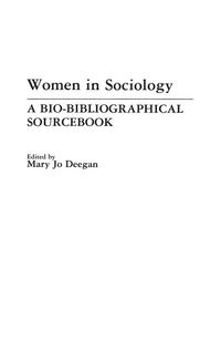 Produktbild: Women in Sociology