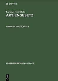 Produktbild: Aktiengesetz / &sect;&sect; 150-220
