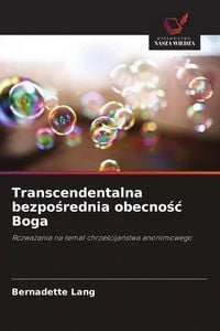 Produktbild: Transcendentalna bezpo&iquest;rednia obecno&iquest;&iquest; Boga